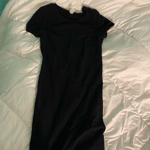 Old navy black fitted T-shirt dress
